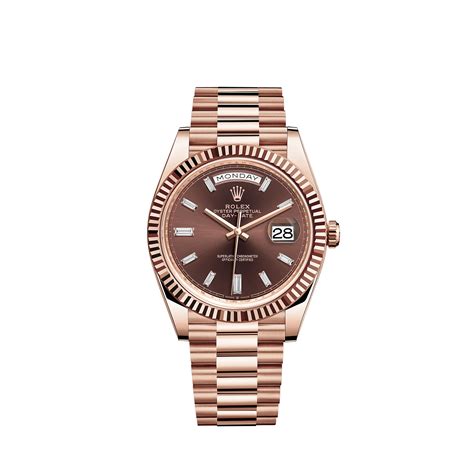 rolex day date 40 in 18 ct everose gold|rolex day date reference numbers.